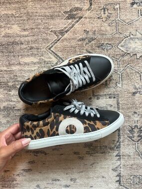 Oliver Cabell leopard print cheetah print sneakers The Low 1 Jolla size 36